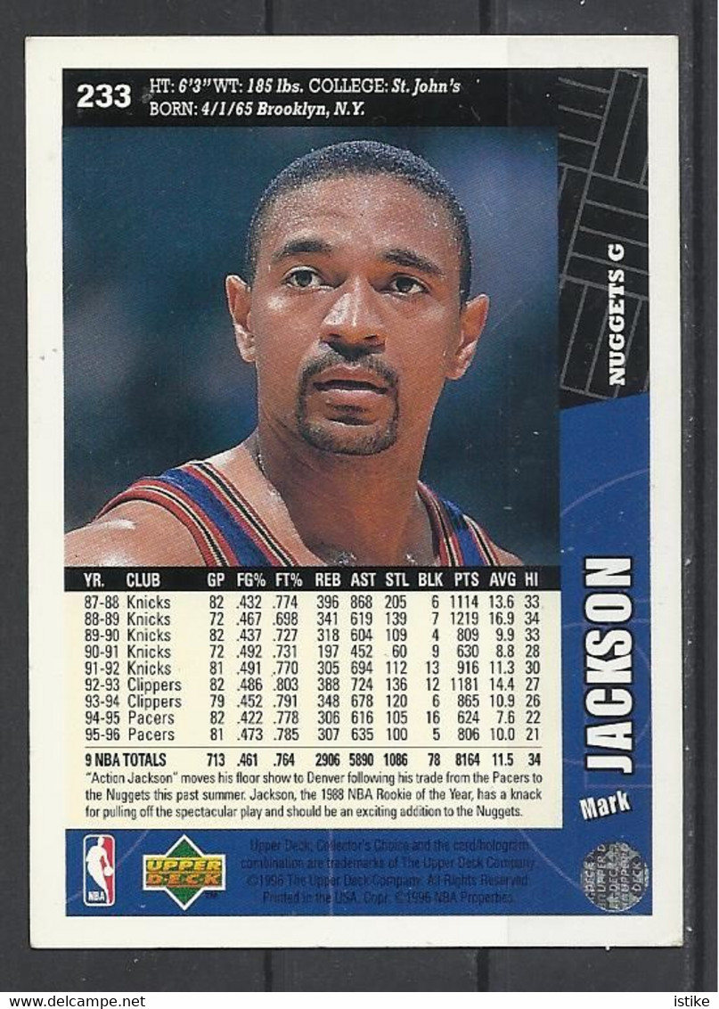 Mark Jackson, Nuggets, 1996. - 1990-1999