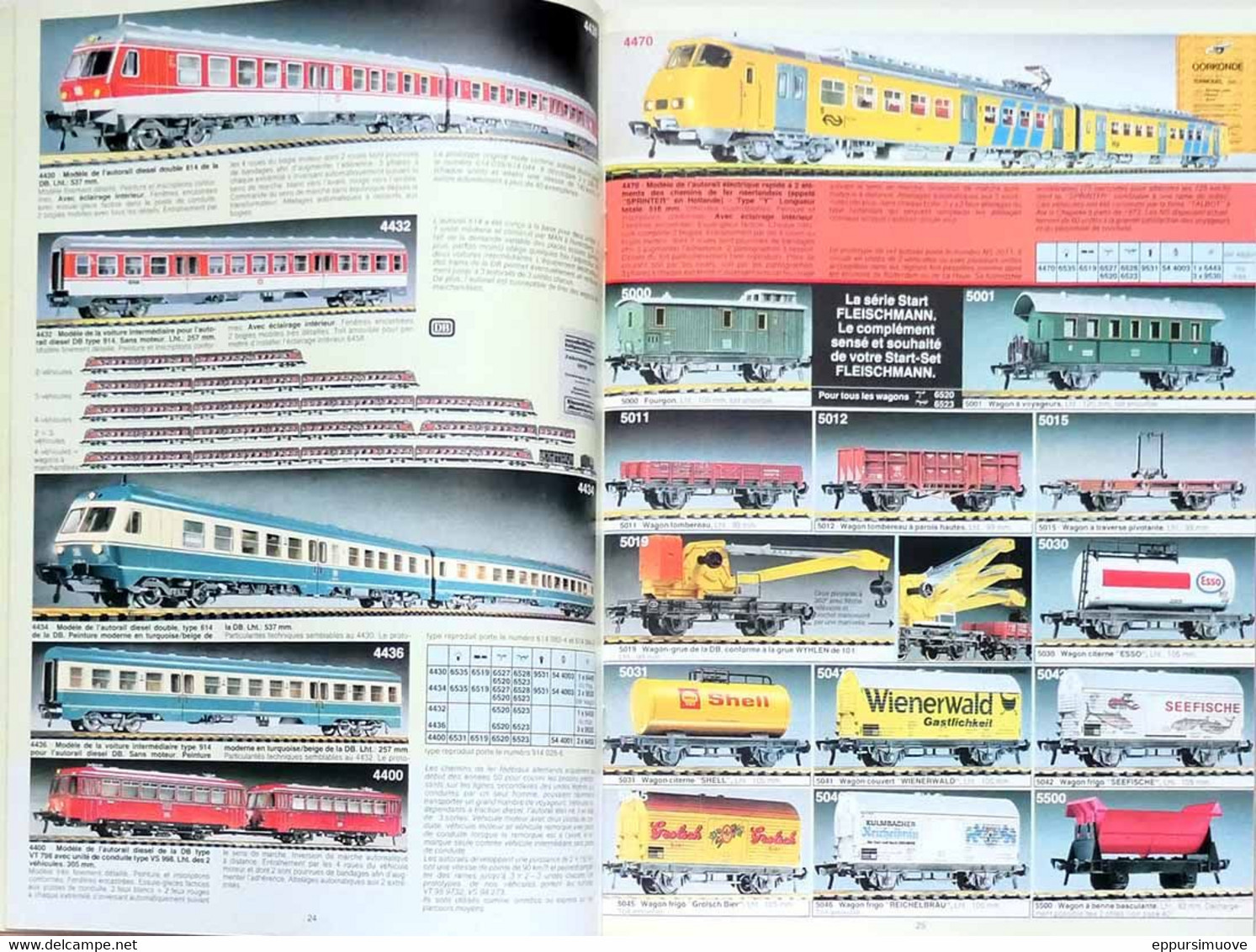 Catalogue FLEISCHMANN 1981/82 - HO N PICCOLO TRAINS CIRCUITS VOITURES RALLYE MONTE-CARLO - Modélisme