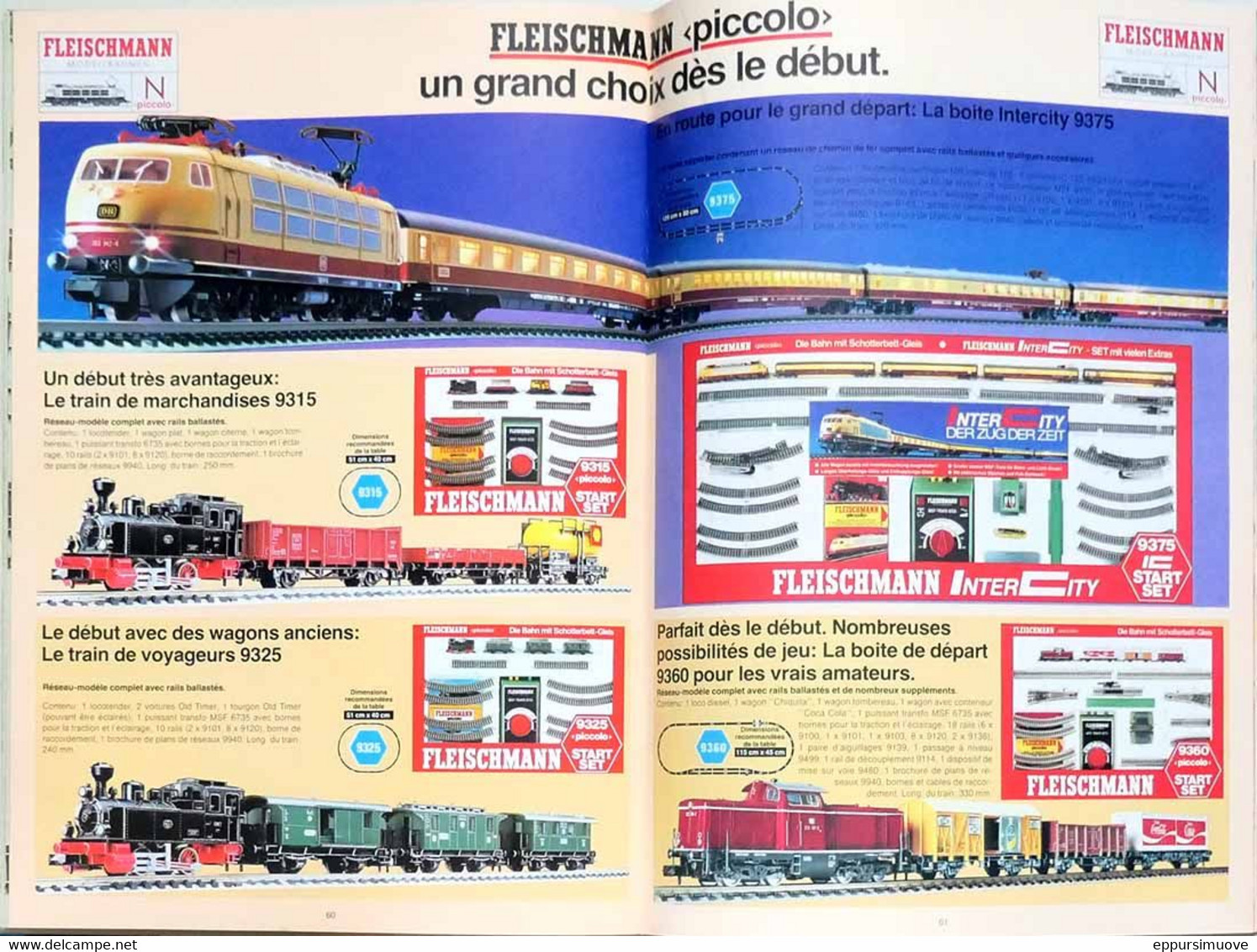 Catalogue FLEISCHMANN 1981/82 - HO N PICCOLO TRAINS CIRCUITS VOITURES RALLYE MONTE-CARLO - Modellismo