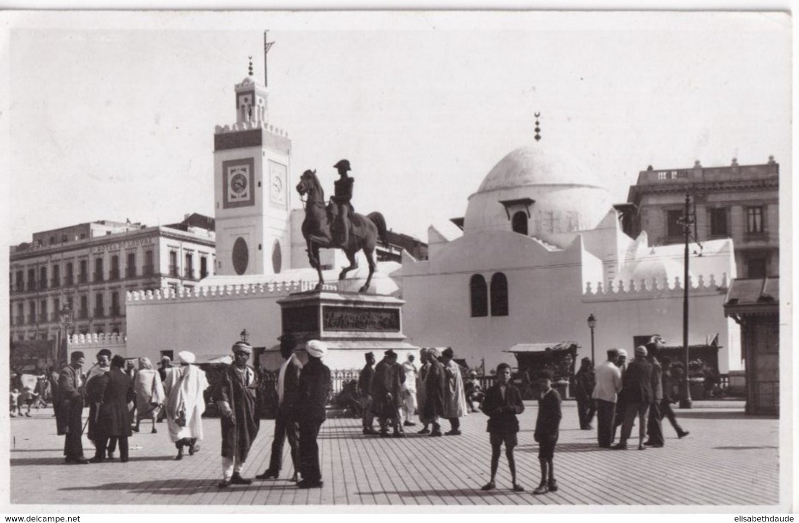 ALGERIE - 1937 - SEUL Sur CARTE De ALGER => ZÜRICH (SUISSE) - Brieven En Documenten