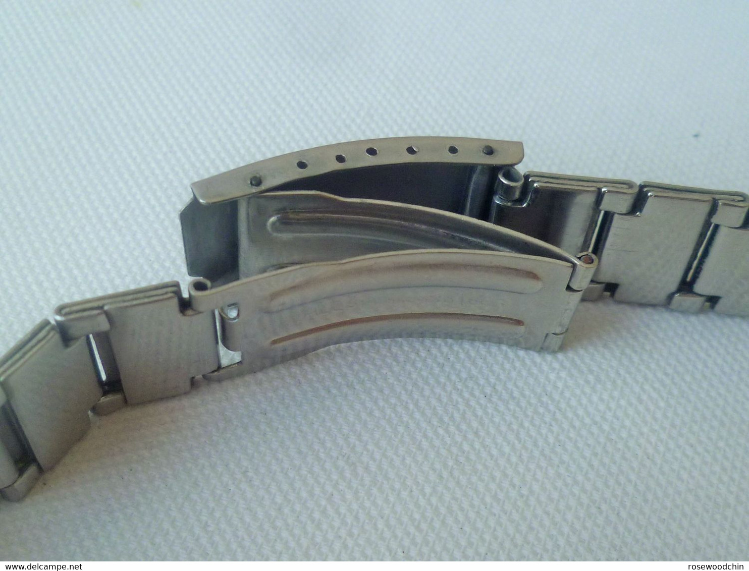 Vintage ! All Stainless Steel Watch Band Bracelet Lug 19/20 mm (#50)