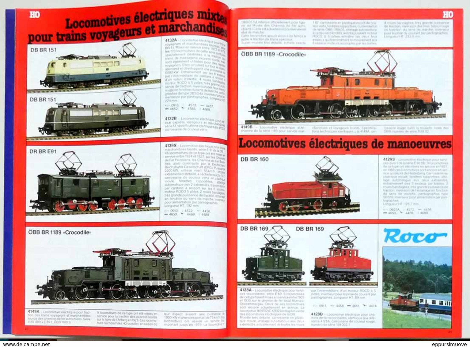 Catalogue ROCO O HO HOe N 1980-1981 - MODÉLISME TRAINS - Modélisme