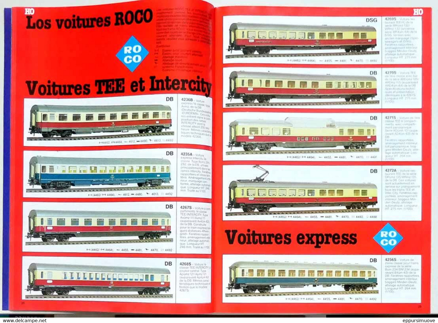 Catalogue ROCO O HO HOe N 1980-1981 - MODÉLISME TRAINS - Modélisme