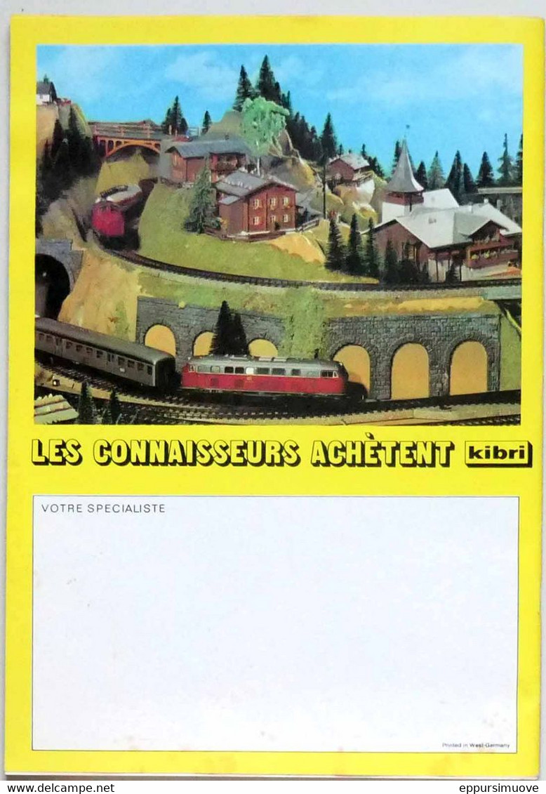 CATALOGUE KIBRI ACCESSOIRES DE CHEMIN DE FER 1977/78 - HO N Z - MODÉLISME TRAINS