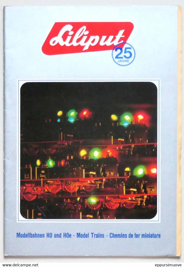 CATALOGUE LILIPUT 1972/73 - FR/DE/EN - MODELLBAHNEN HO HOe - MODEL TRAINS - CHEMINS DE FER MINIATURE - Modellismo