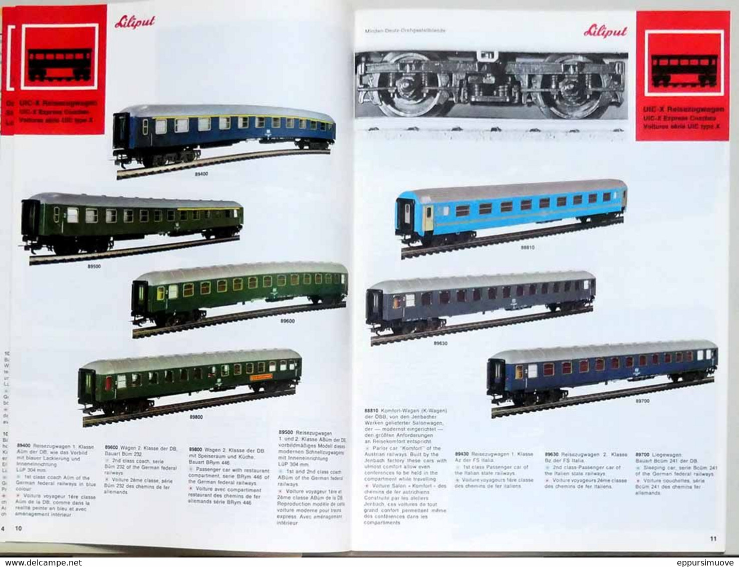 CATALOGUE LILIPUT 1972/73 - FR/DE/EN - MODELLBAHNEN HO HOe - MODEL TRAINS - CHEMINS DE FER MINIATURE - Modellbau