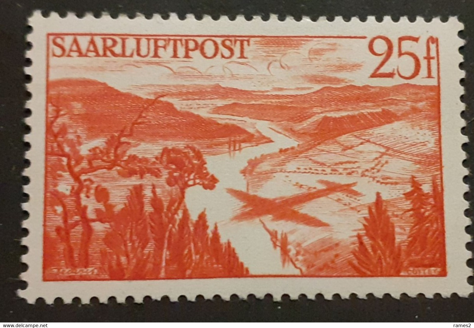 Europe > Sarre > Poste Aérienne N°9** - Airmail