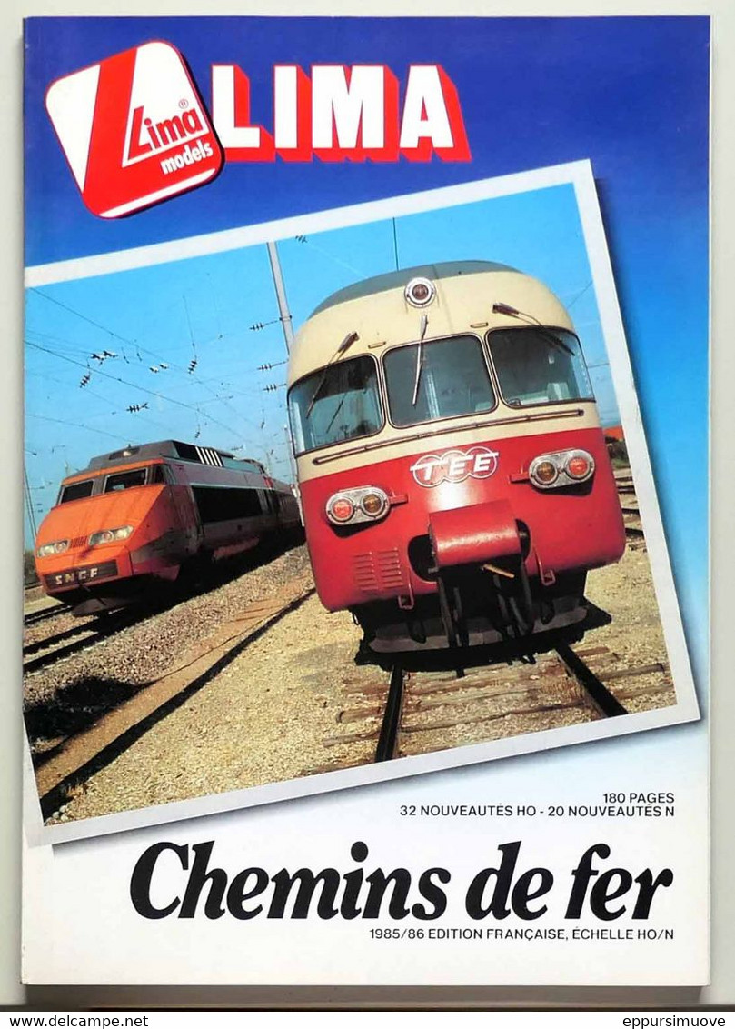 Catalogue LIMA 1985-1986 - HO/N - MODÉLISME TRAINS - Modellismo