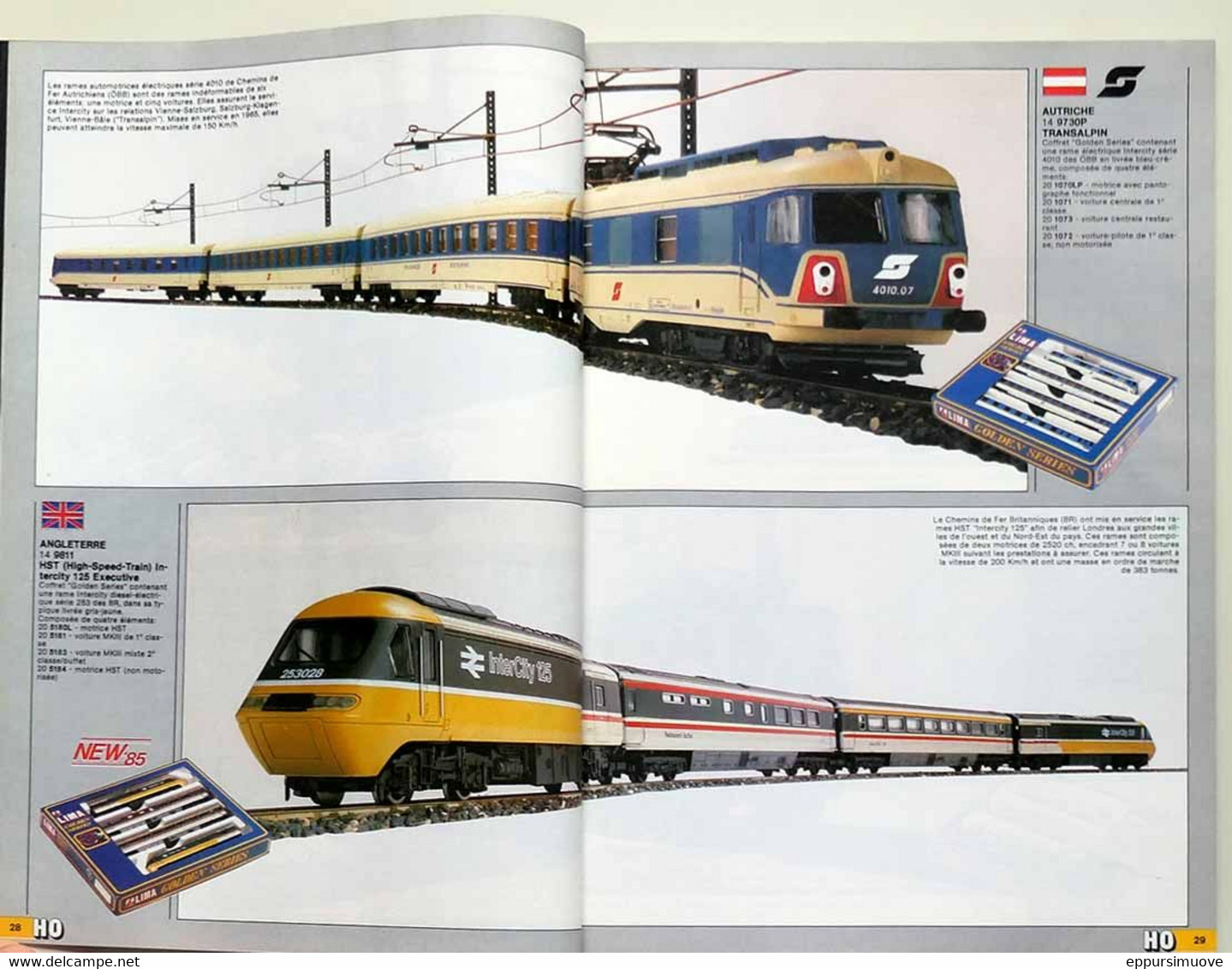 Catalogue LIMA 1985-1986 - HO/N - MODÉLISME TRAINS - Modellismo