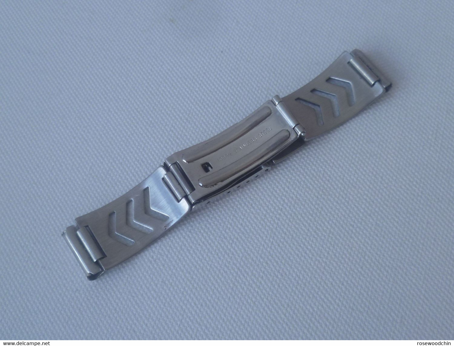 Vintage Stainless Steel Watch Band Bracelet Lug 16 Mm (#48) - Montres Gousset