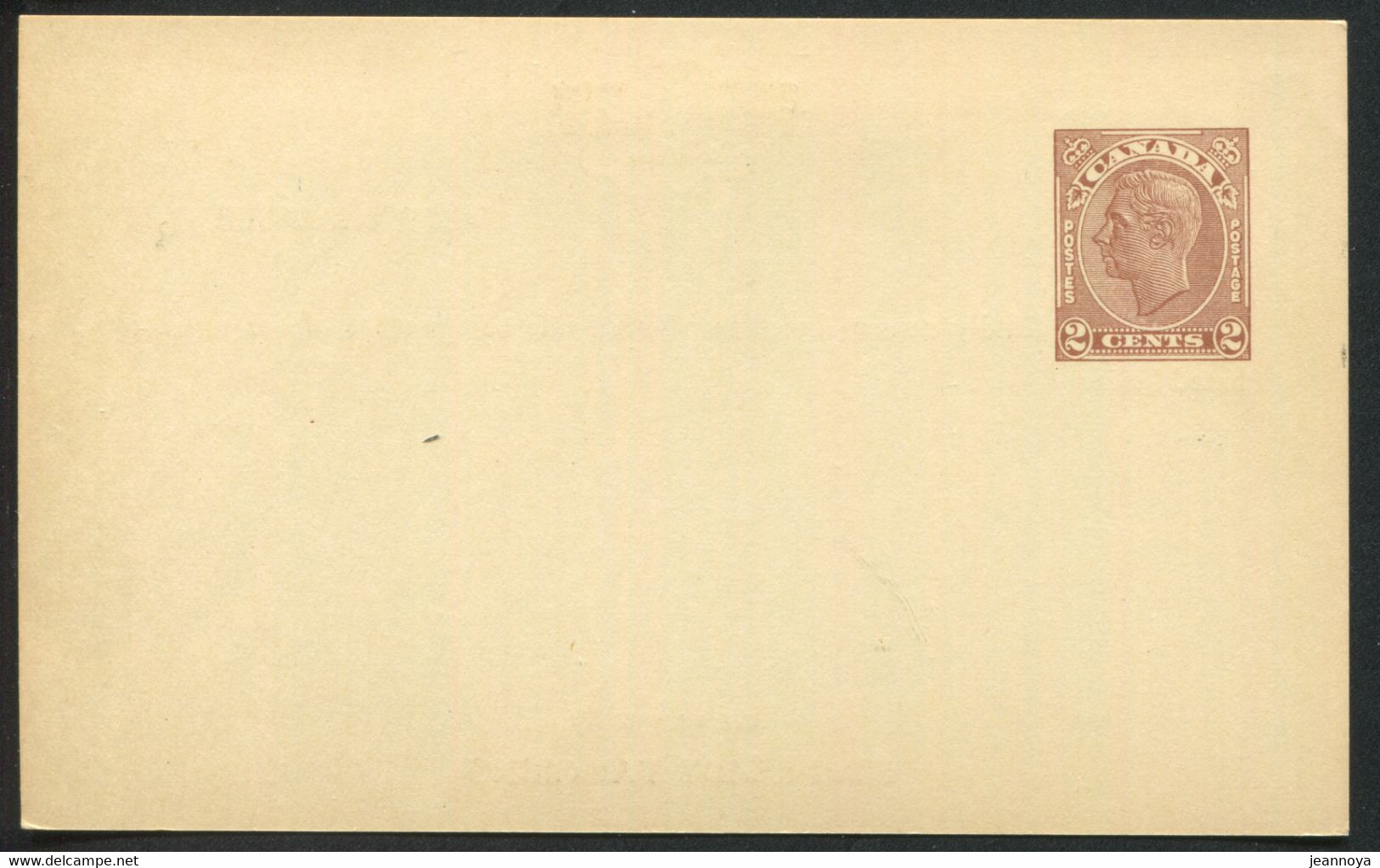 CANADA - ENTIER POSTAL 2c. BRUN CLAIR AVEC REPIQUAGE - NEUF - LUXE - 1903-1954 De Koningen