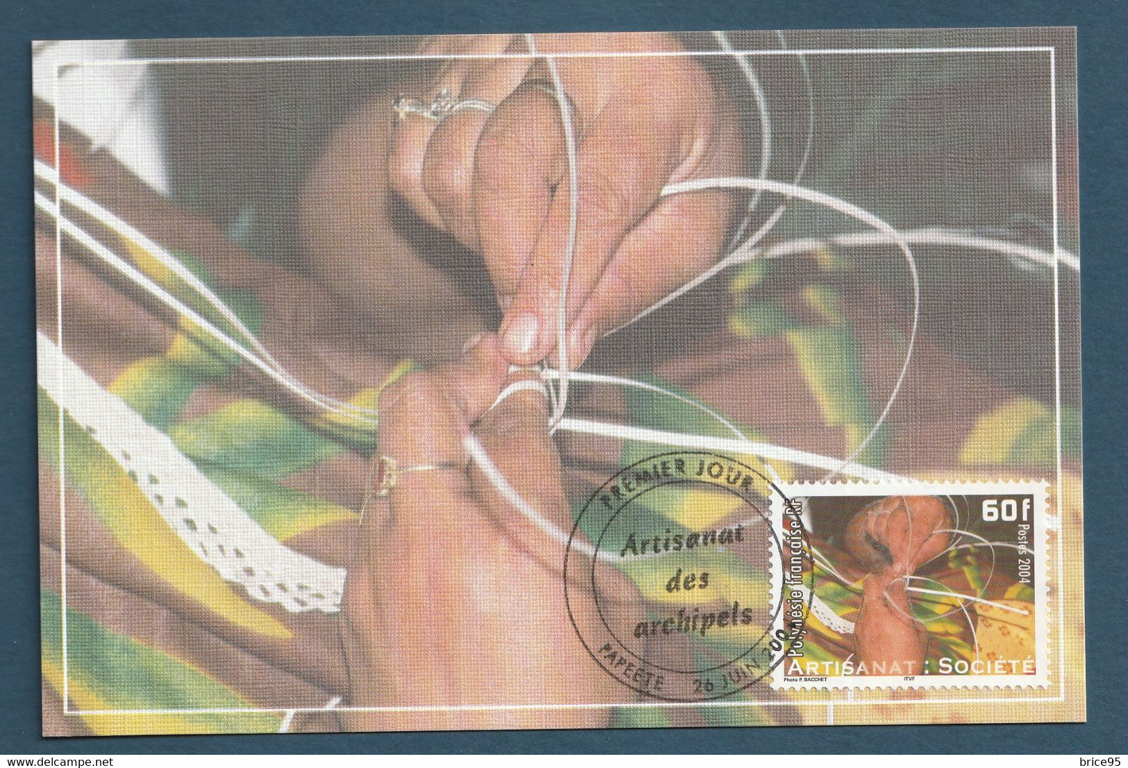 ⭐ Polynésie Française - Carte Maximum - Premier Jour - FDC - Artisanat Des Archipels - 2004 ⭐ - Maximum Cards