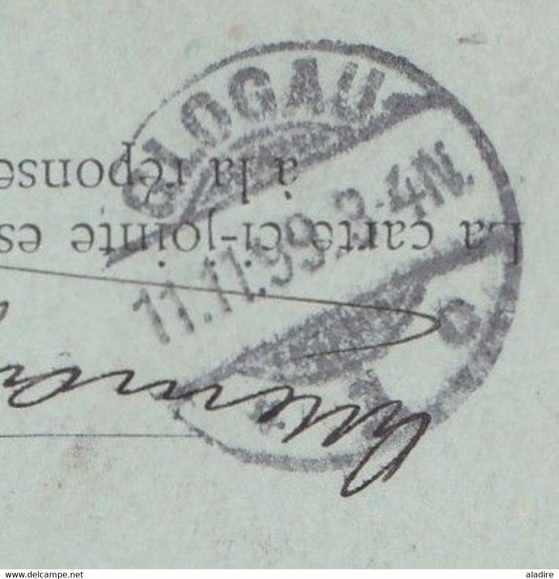 1899 - Entier Postal 10 C Sage De Porto Novo Vers Glogau Glogow Alors Silésie, Allemagne - Via Lagos - Liverpool Packet - Lettres & Documents