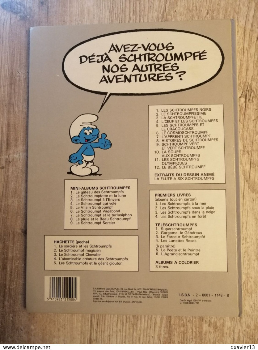 Bande Dessinée - Les Schtroumpfs 12 - Le Bébé Schtroumpf (1984) - Schtroumpfs, Les