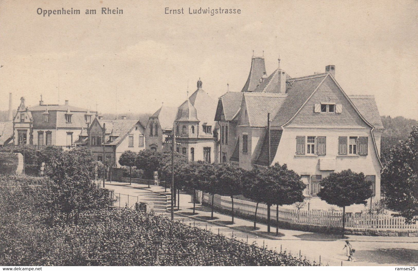 (209)  CPA  Oppenheim Am Rhein  Ernst  Ludwigstrasse - Autres & Non Classés