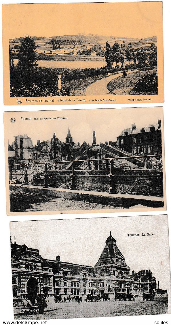 TOURNAI- 6 LOT DE 7 CARTES - Tournai