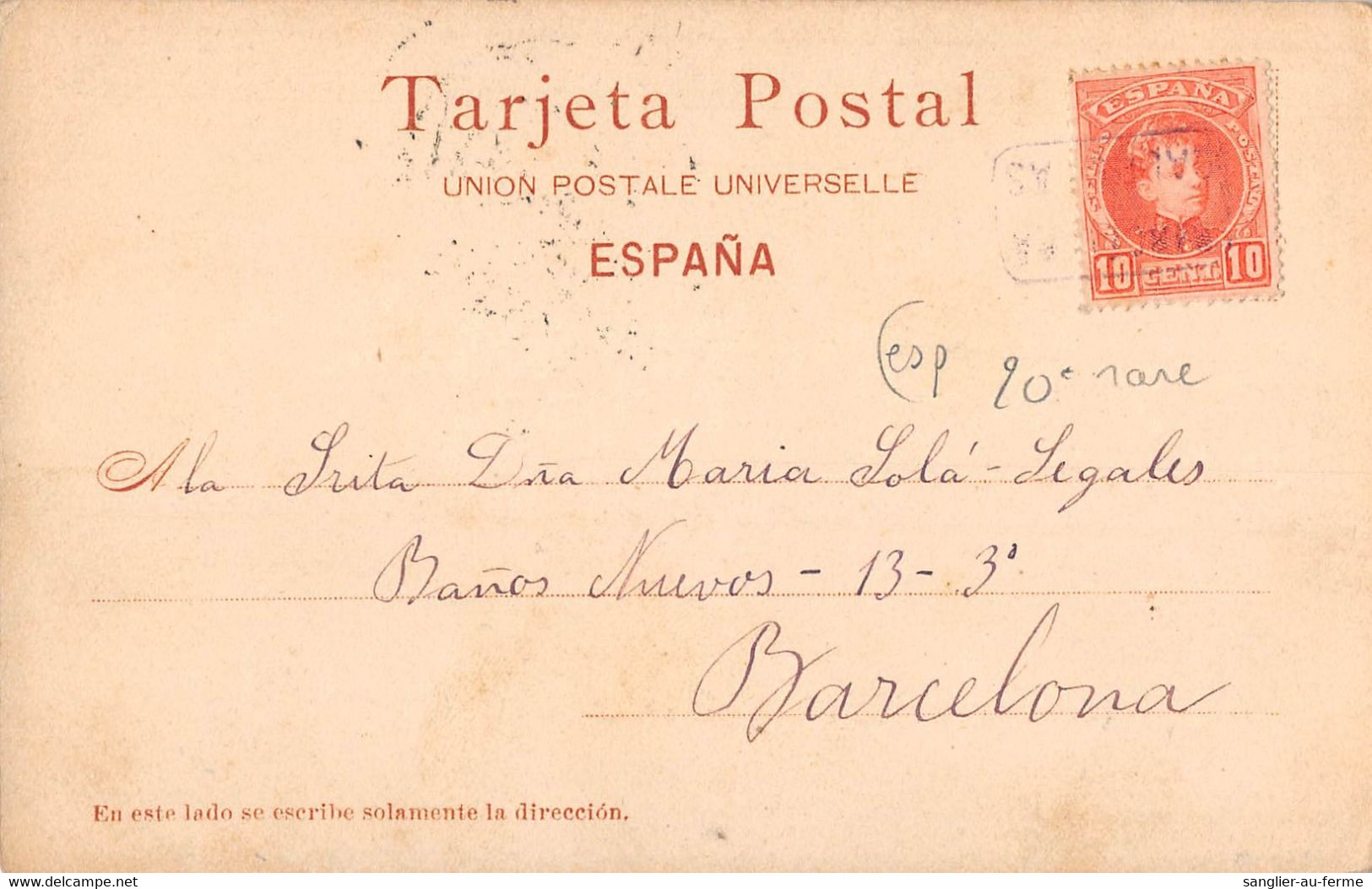 CPA ESPAGNE CALDETAS CAMINO REAL (cliché Rare - Other & Unclassified