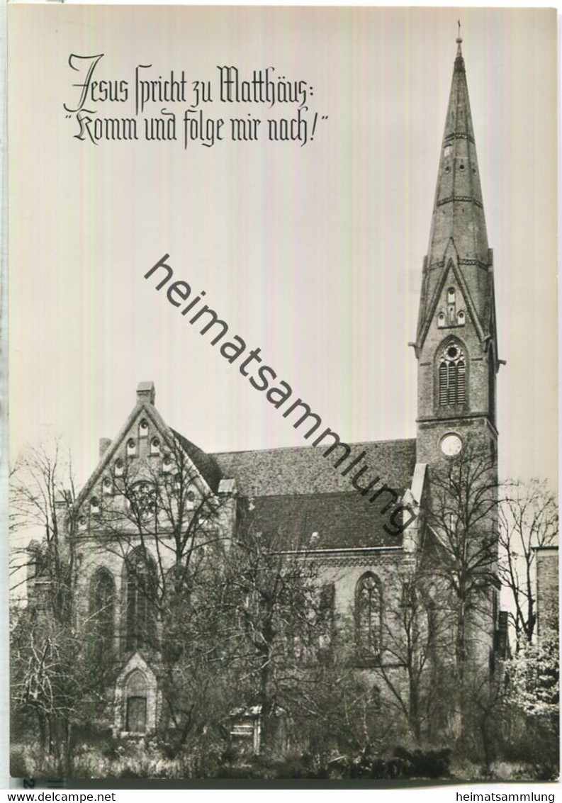 Steglitz - Evangelische Matthäus-Kirche Rothenburgstrasse - Foto-Ansichtskarte - Verlag FTB - Steglitz