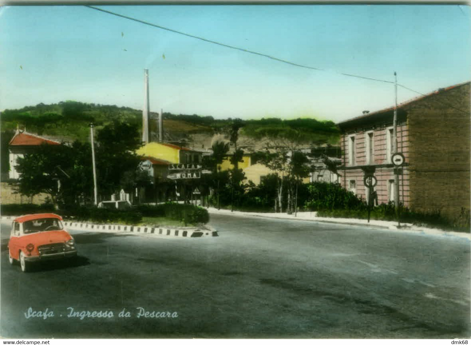 SCAFA ( PESCARA ) INGRESSO DA PESCARA - EDIZIONE FUSACCHIA - SPEDITA 1963 (8843) - Pescara