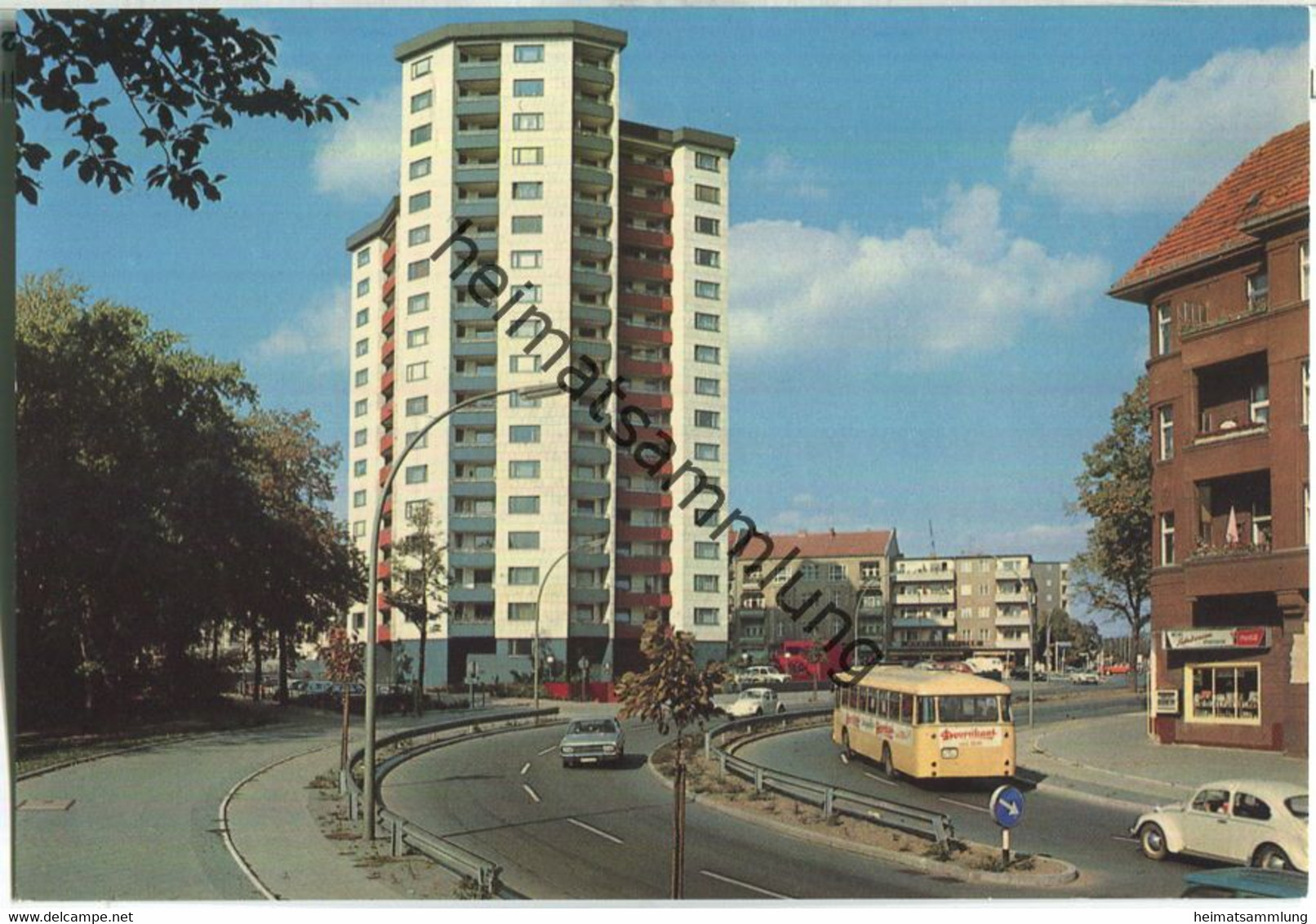 Berlin-Steglitz - Hochhaus Am Stadtpark - BVG Bus - Verlag Kunst Und Bild Berlin - Steglitz