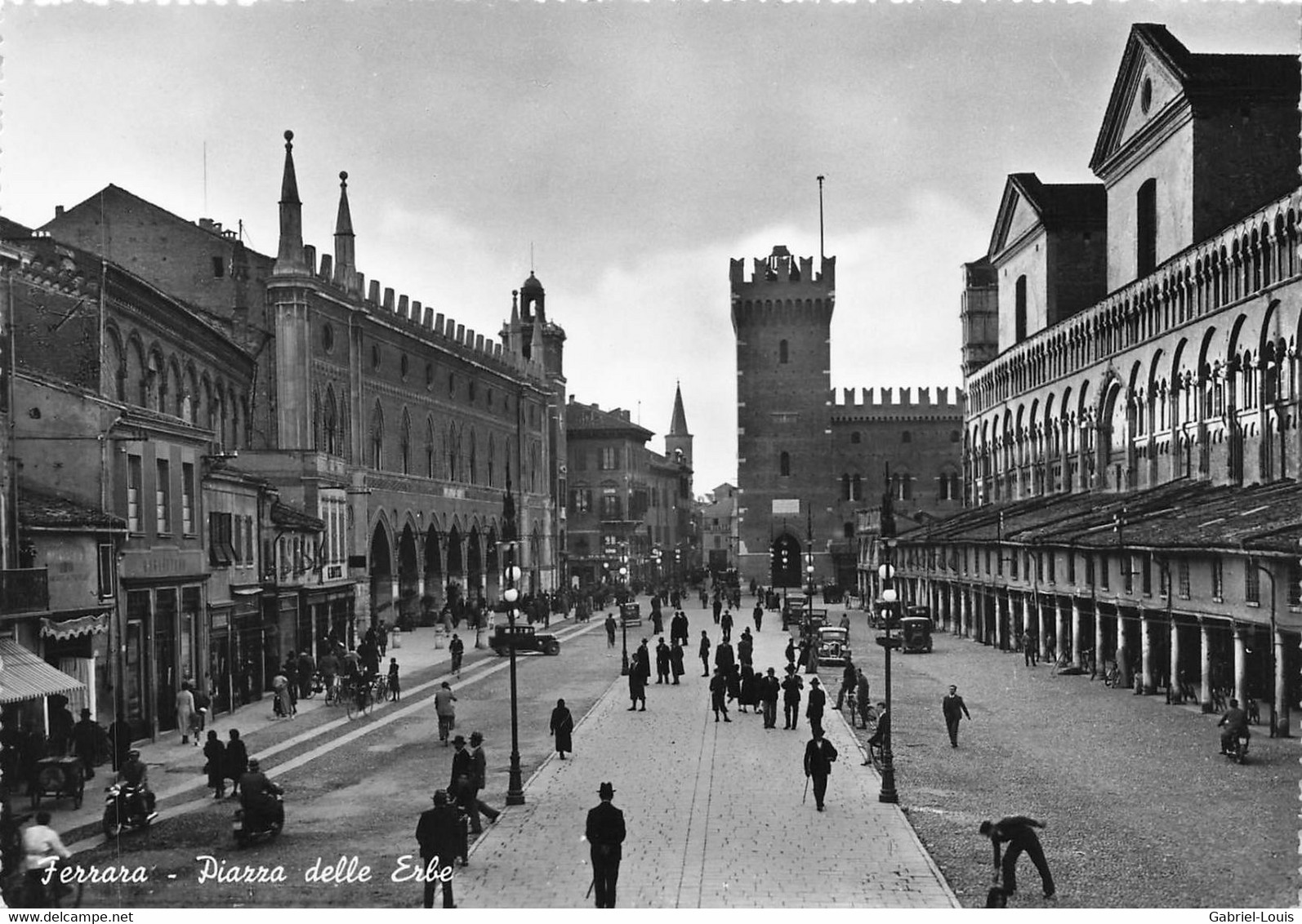 Ferrara Piazza Delle Erbe   (10 X 15 Cm) - Ferrara