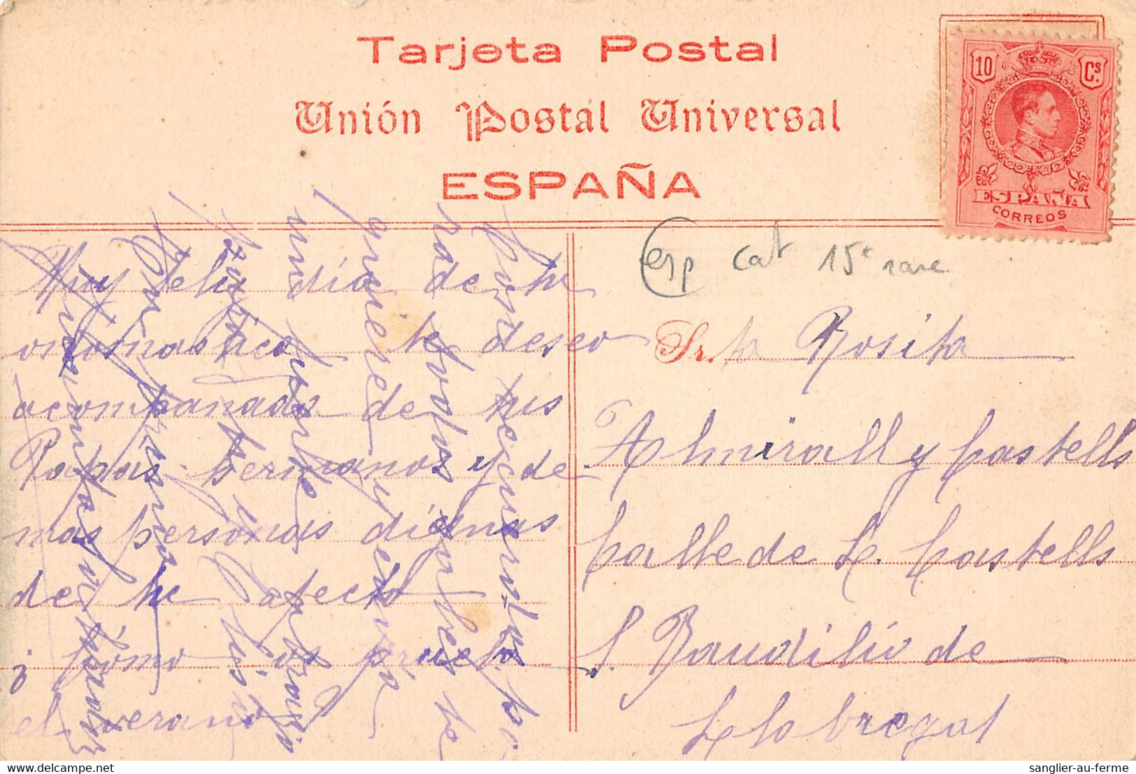 CPA ESPAGNE SAN CUGAT DEL VALLES VILLA ZACAPA  (cliché Rare - Sonstige & Ohne Zuordnung