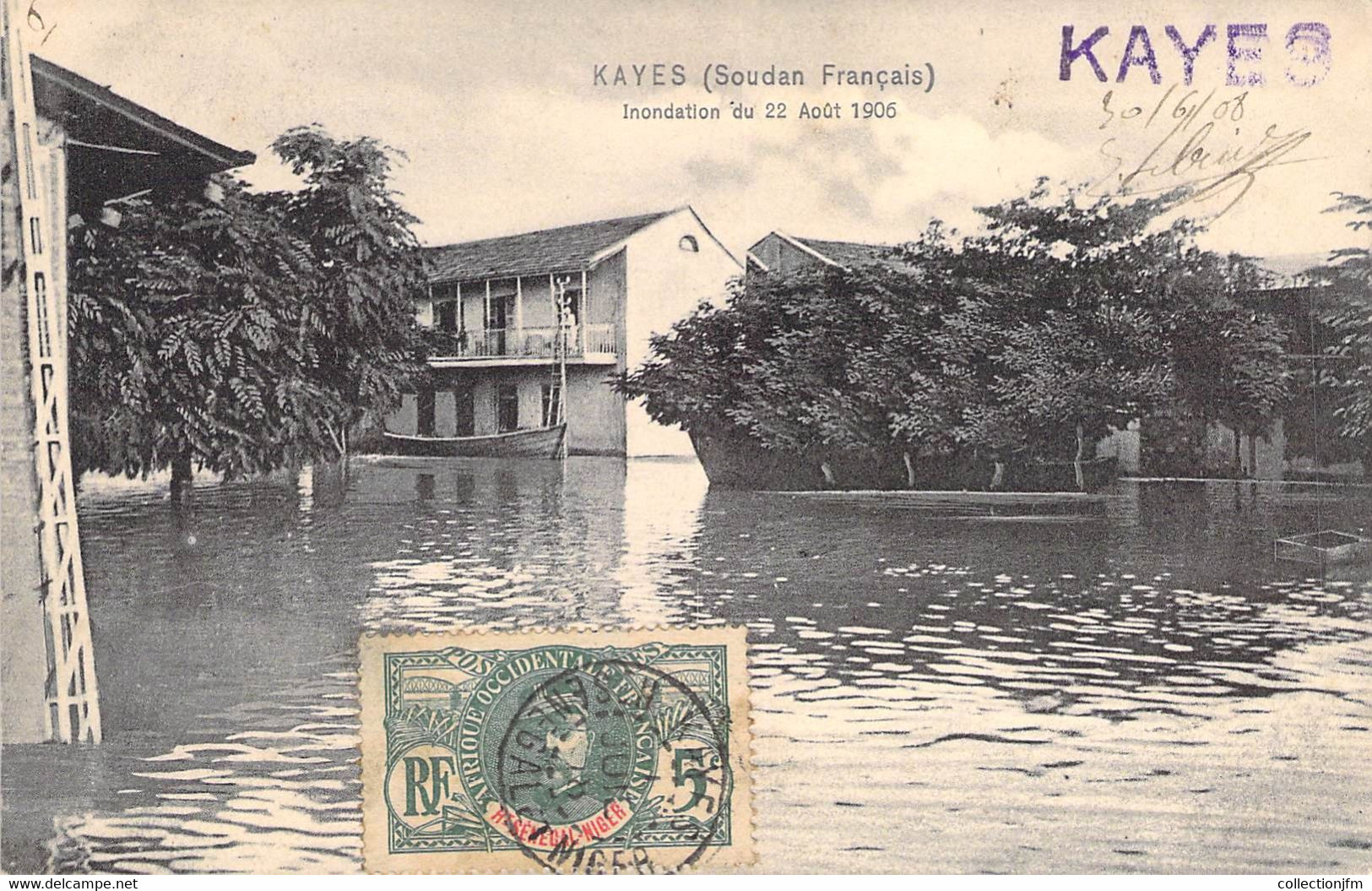CPA SOUDAN "Kayes, Inondations 1906" - Sudan
