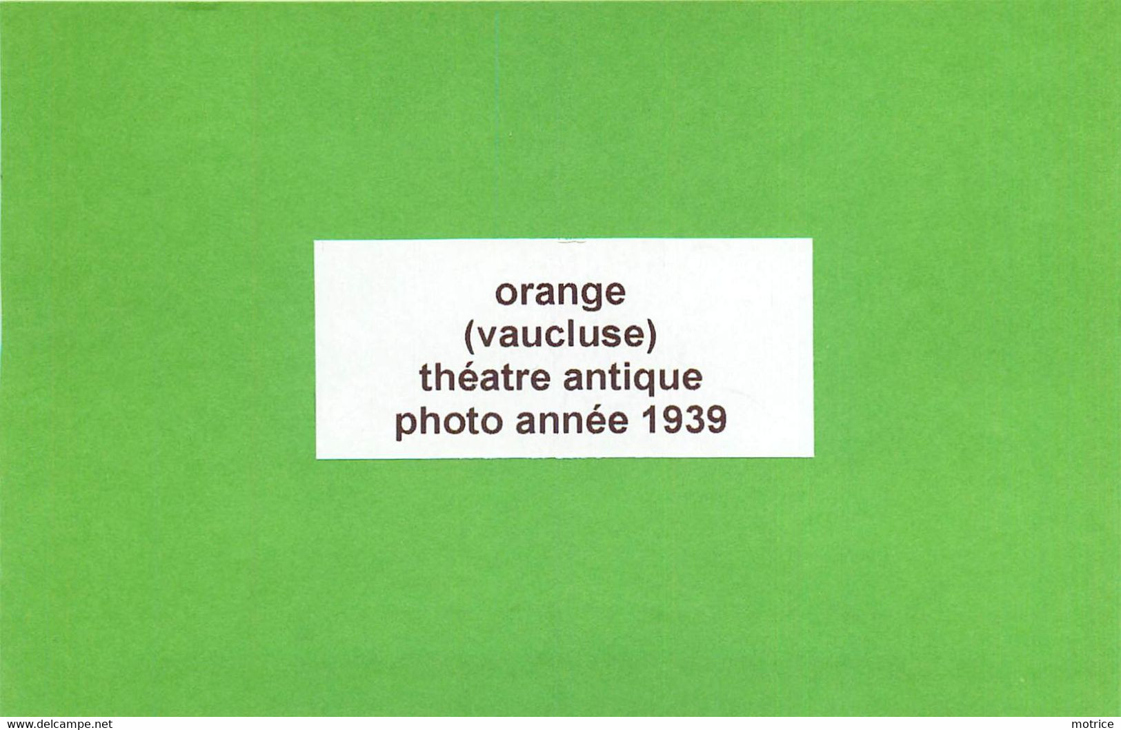 ORANGE (Vaucluse) - Théatre Antique (lot De Deux Photos Année 1939, Format 8,4cm X 5,7 Cm) - Orte