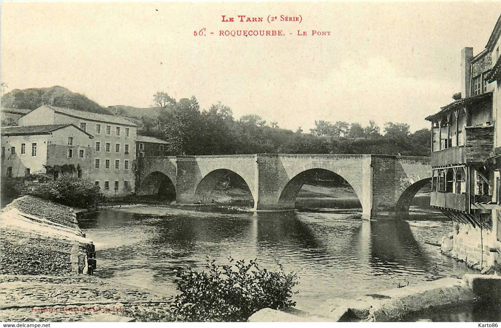 Roquecourbe * Vue Sur Le Pont Du Village - Roquecourbe