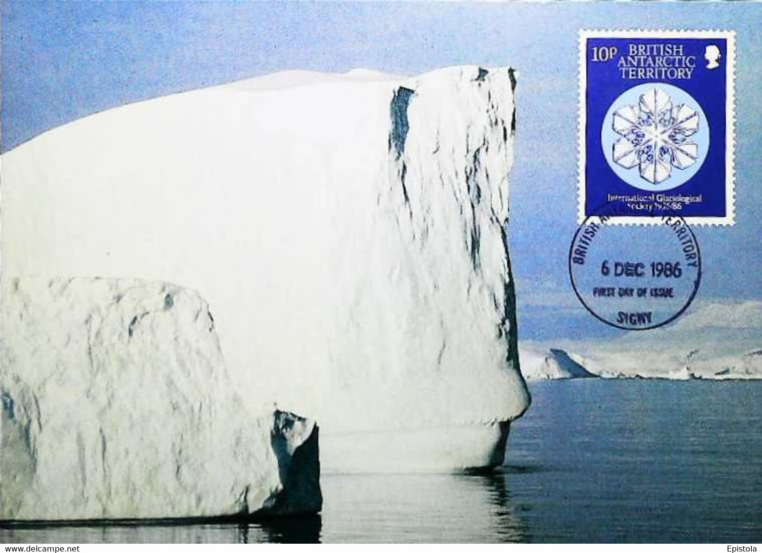 ►    BAT British Antarctic Territory Signy 1986 Antarctic Antarctica Polar Glacial Glacier Geology UK GB Maxi Maximum Ca - Cartes-maximum