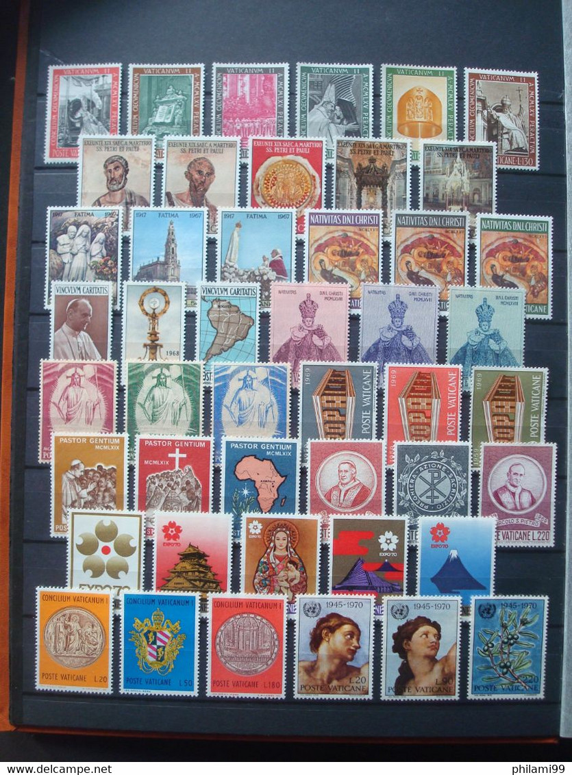 VATICAN (1/2) 1963-1988 MNH** 9 SCANS NICE COLLECTION GOOD SETS - Verzamelingen