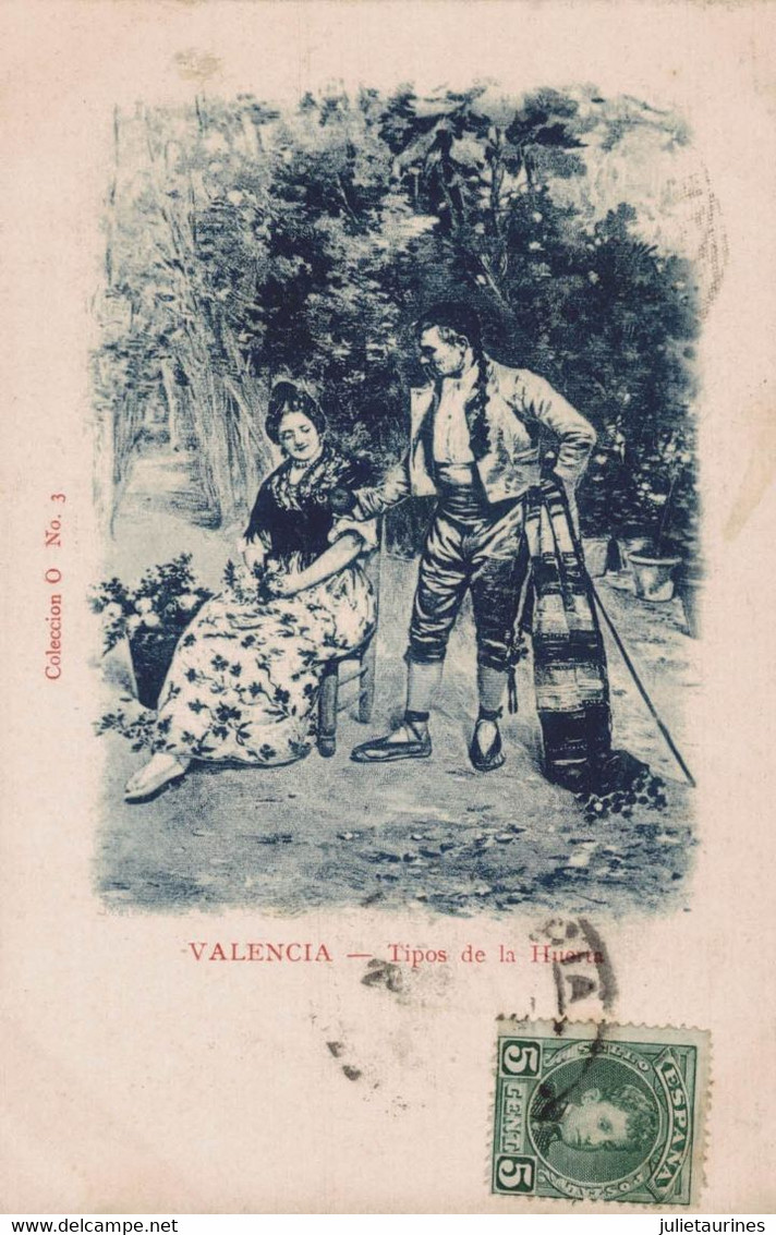 VALENCIA TIPOS DE LA HUERTA CPA BON ETAT - Valencia