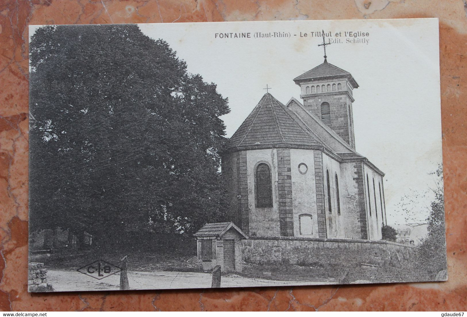 FONTAINE (90) - LE TILLEUL ET L'EGLISE - Fontaine