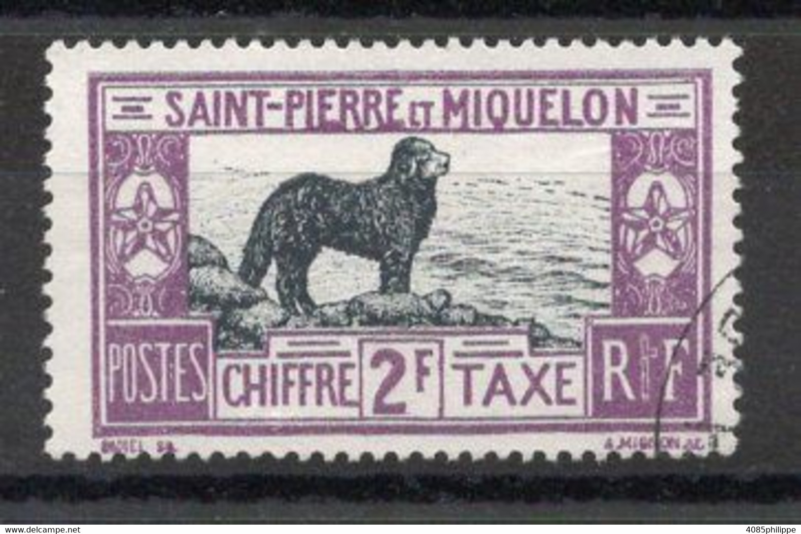 St PIERE & MIQUELON Timbres Taxe N° 30 Oblitéré  TB Cote 58,00€ - Postage Due