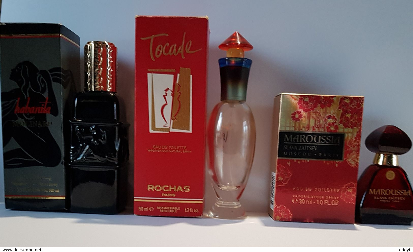 3 Flacons Parfum Vaporisateur + Boites  " XXXXXXXXXX " - Flacons - Vides Collection - Frascos (vacíos)