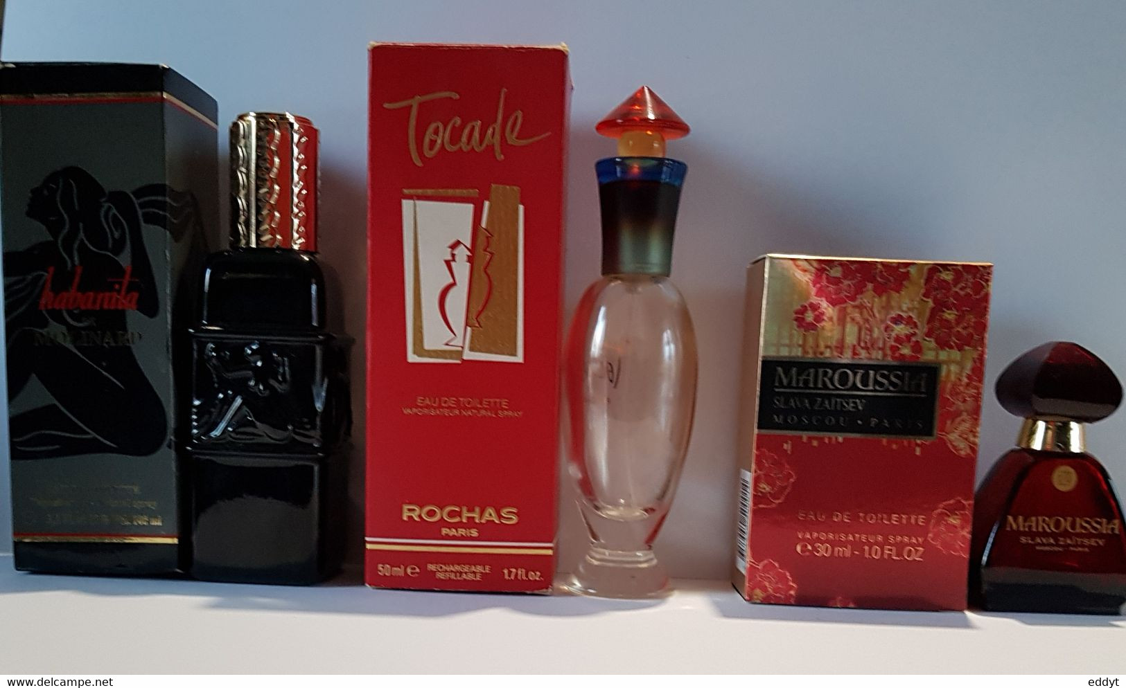 3 Flacons Parfum Vaporisateur + Boites  " XXXXXXXXXX " - Flacons - Vides Collection - Flacons (vides)