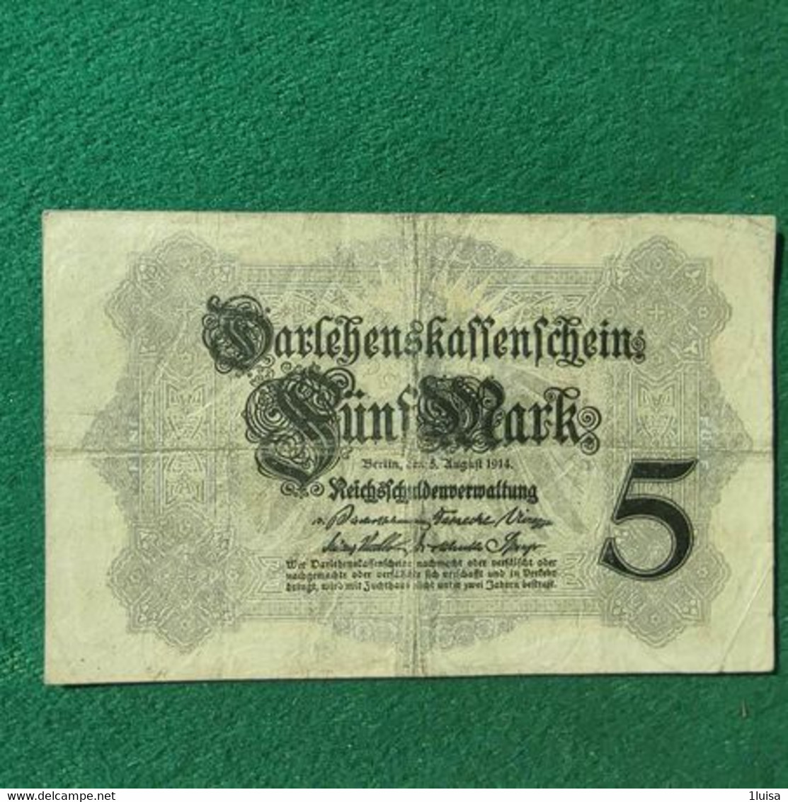 GERMANIA 5 MARK 1914 - 5 Mark