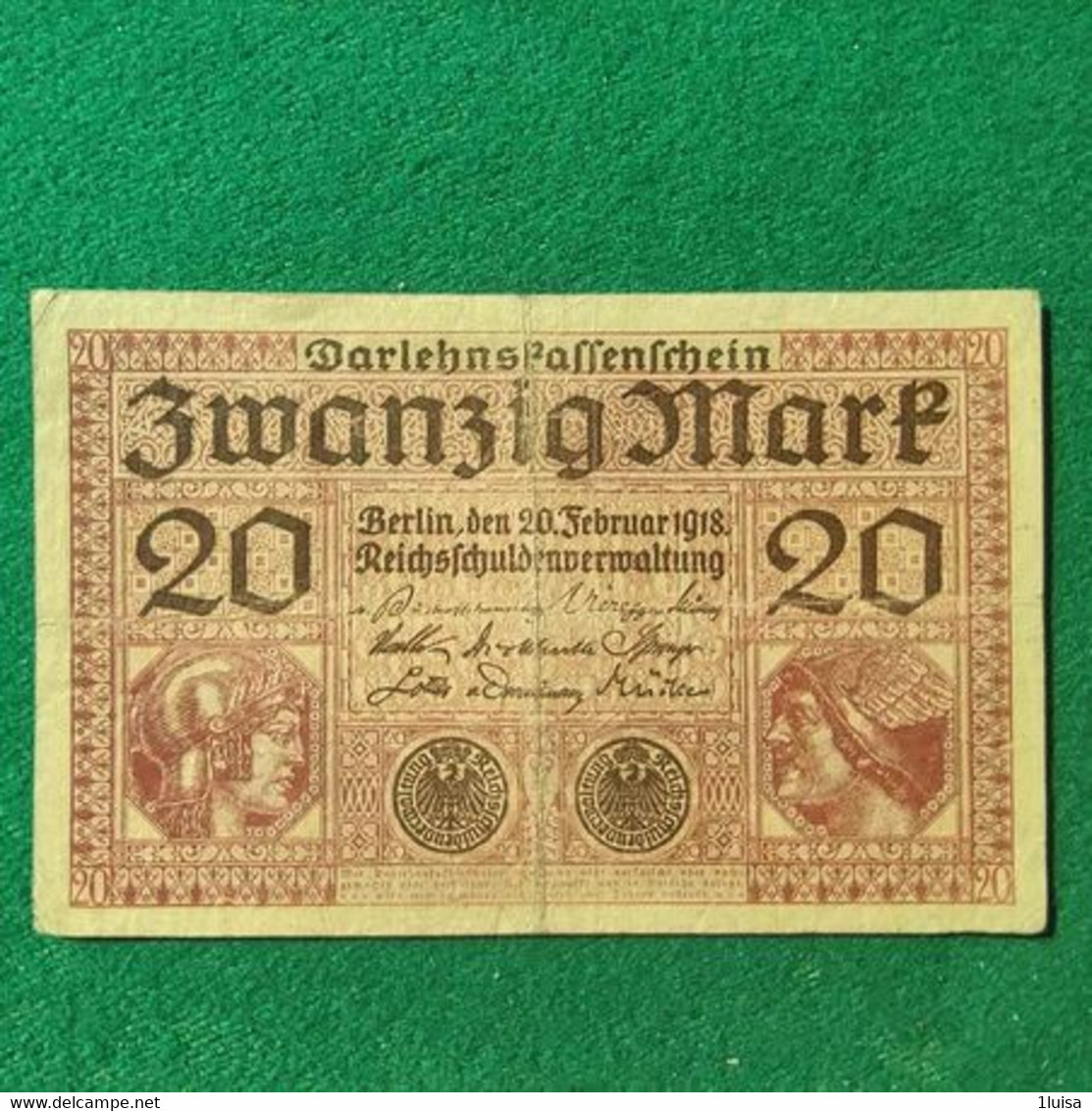 GERMANIA 20 MARK 1918 - 20 Mark