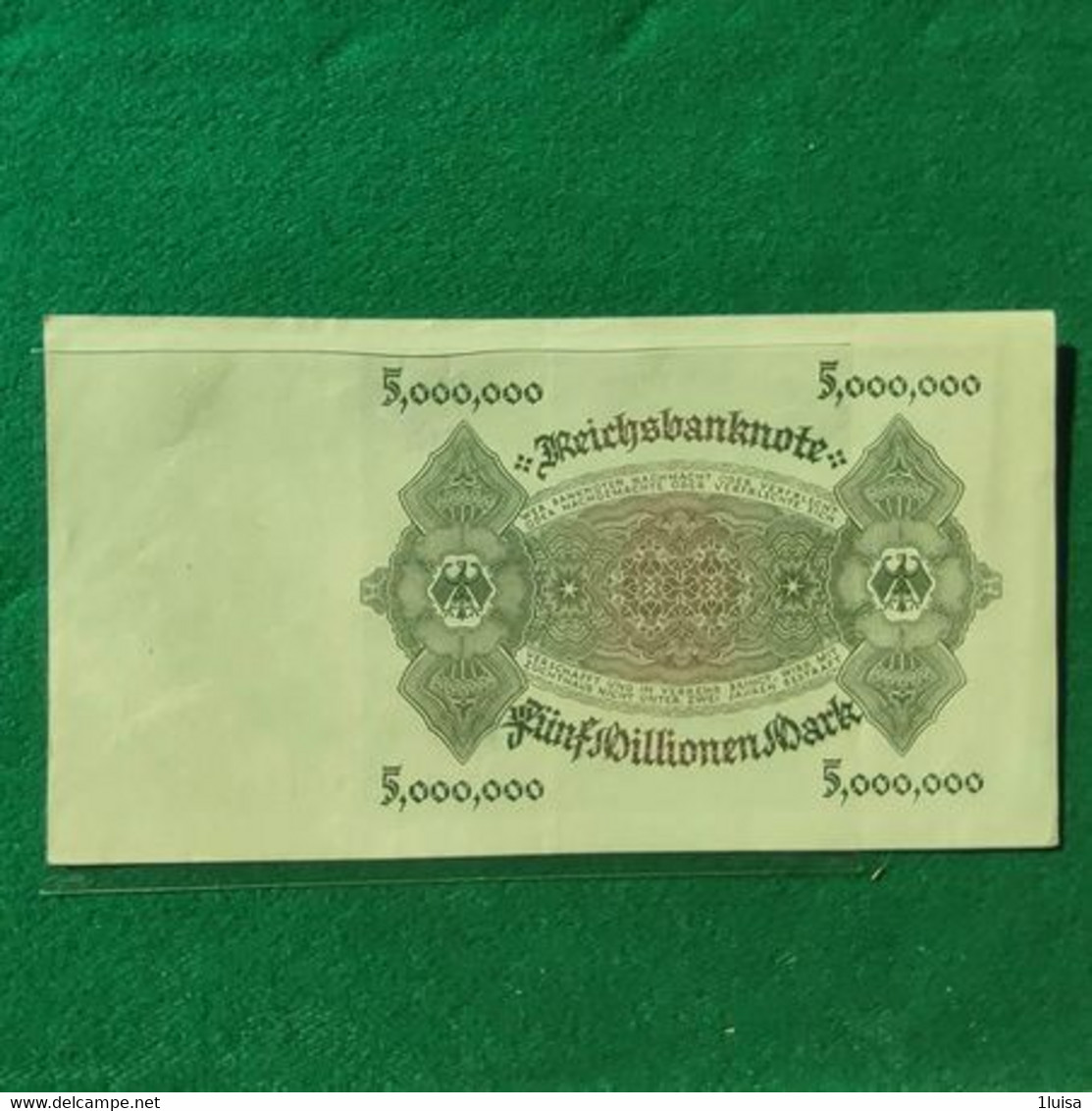 GERMANIA 5 Milioni MARK 1923 - 5 Mio. Mark
