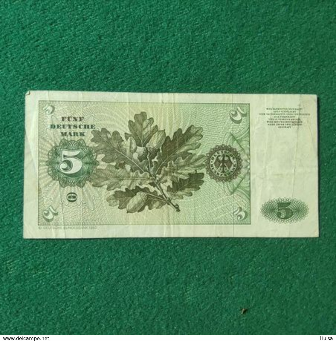 GERMANIA 5 MARK 1980 - 5 Deutsche Mark