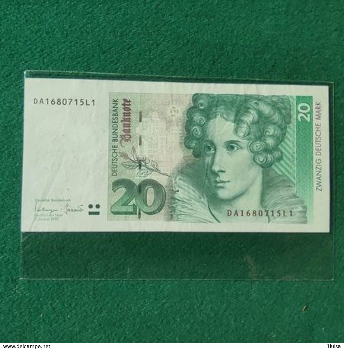 GERMANIA  20 MARK 1993 - 20 Deutsche Mark