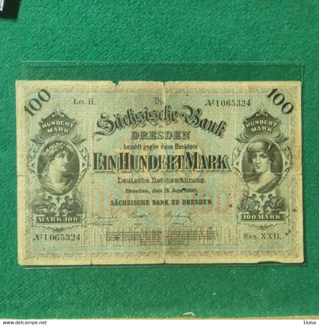 GERMANIA 100 MARK 1890 - 100 Mark