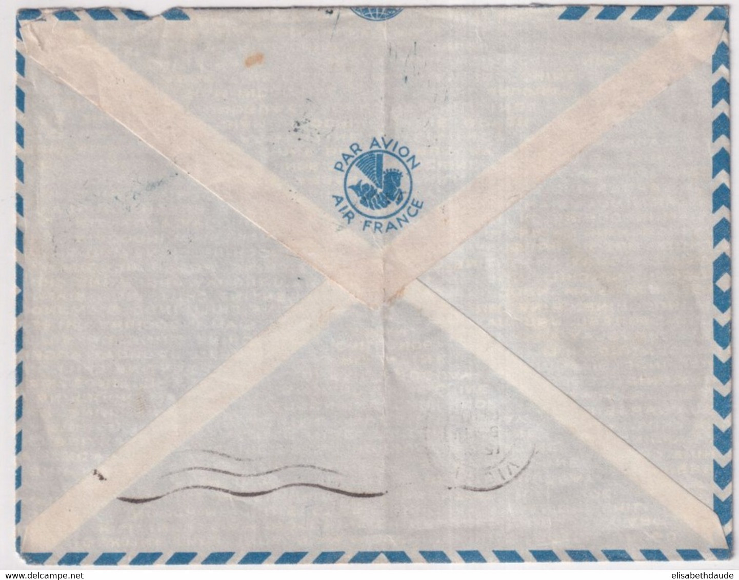 MAURITANIE - 1940 - ENVELOPPE Par AVION De TIDJIKA (RARE) ! Avec CENSURE => VICHY - Storia Postale