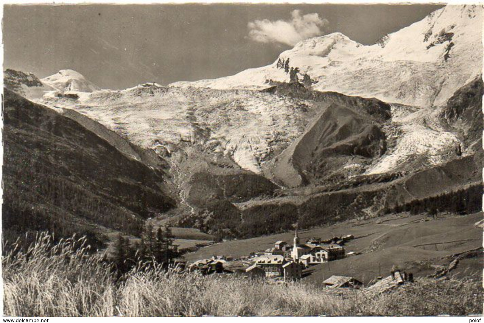 SAAS FEE- Allalinhorn U. Alphubel, Fegletscher(122343) - Saas Im Prättigau