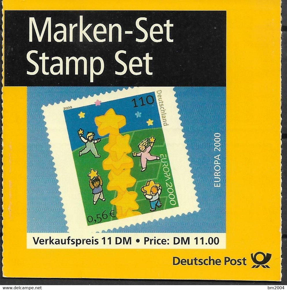 2000  Deutschland Germany   Mi. MH 41 ** MNH  Booklet Stamp  EUROPA  Kinder Bauen Sternenturm - Neufs