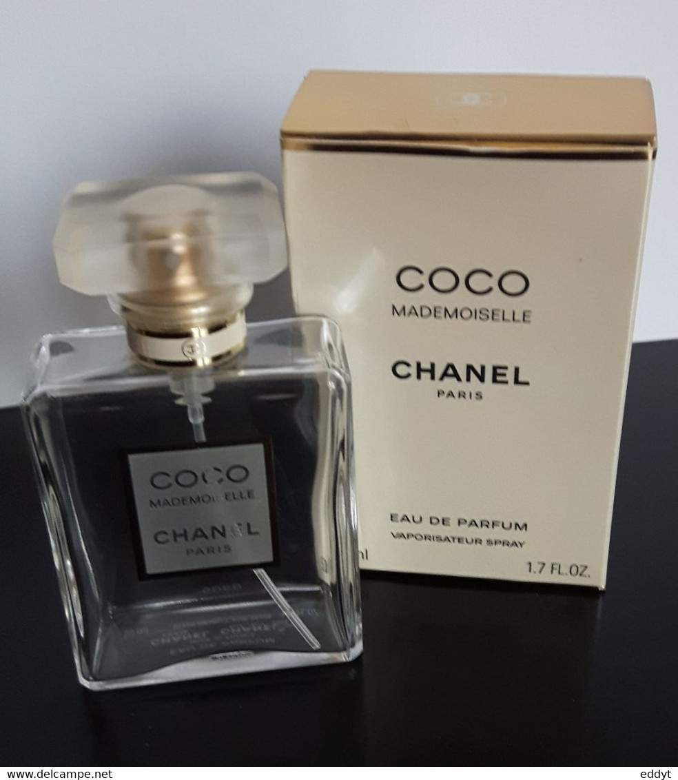 Flacon Parfums Vaporisateur BOITE COCO - CHANEL - 50 Ml  Flacons - Vides Collection Détailles Sur Demande - Flacons (vides)