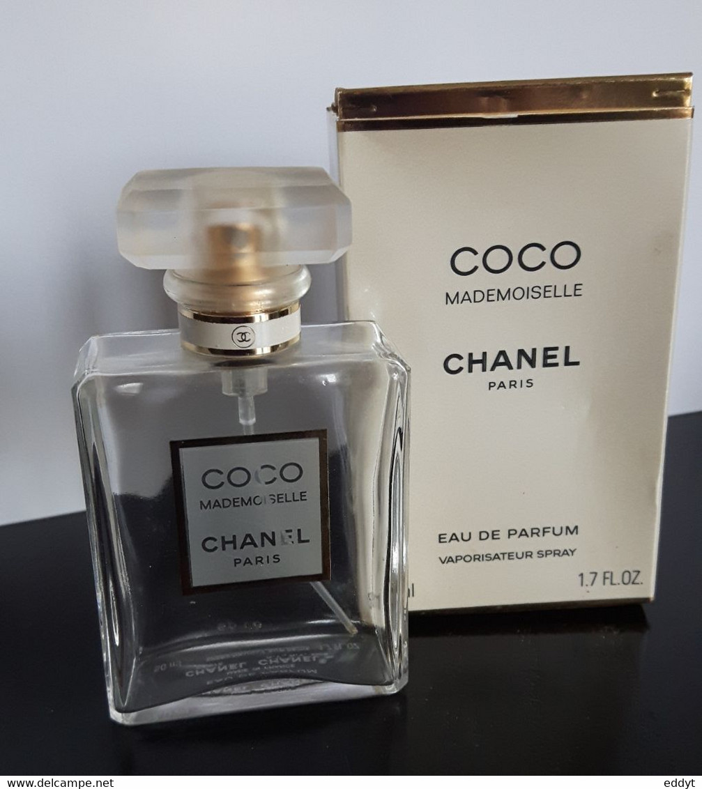 Flacon Parfums Vaporisateur BOITE COCO - CHANEL - 50 Ml  Flacons - Vides Collection Détailles Sur Demande - Flakons (leer)