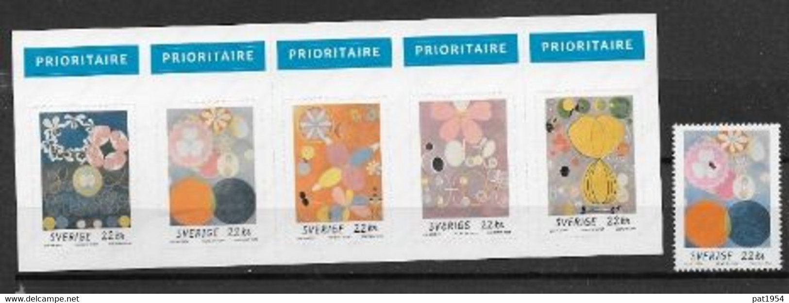 Suède 2020 Série Complète Neuve Hilma Af Klint - Unused Stamps