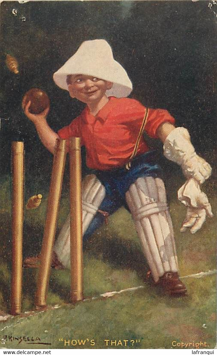 Themes Div-ref HH305 -sports- Illustrateurs - Illustrateur Kinsella - Enfants - Sport  - Cricket - - Cricket