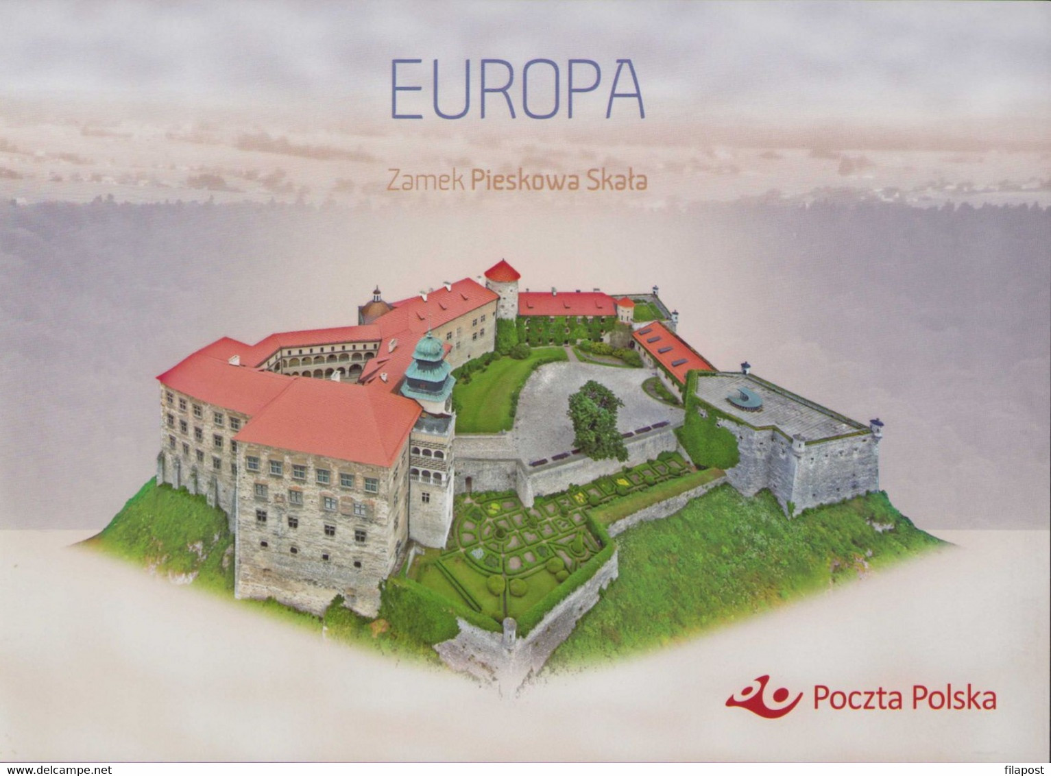 Poland 2017 Souvenir Folder, Europa CEPT The Castle Of Pieskowa Skala, Ojcow National Park FDC + MNH** Stamp, F - Postzegelboekjes
